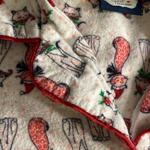 Cute Flannel Cat Pajamas - Picture 11 of 15
